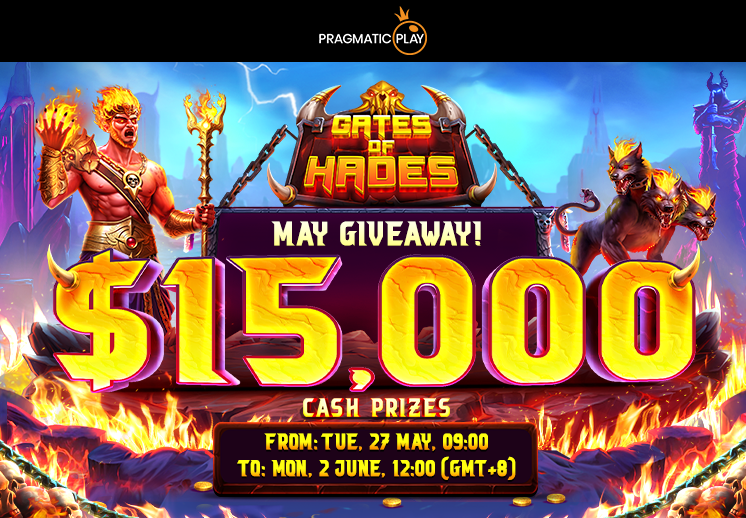 Pragmatic Play Partner Tournament:<br>Gates of Hades - May Giveaway!