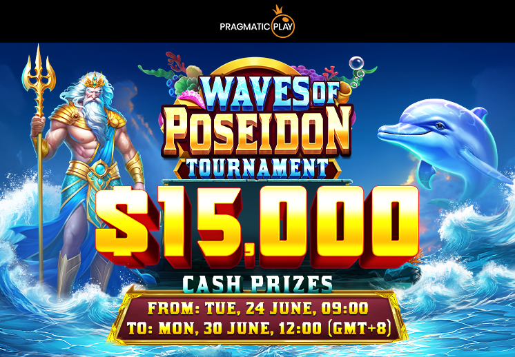 Pragmatic Play Partner Tournament:<br>Waves of Poseidon Tournament