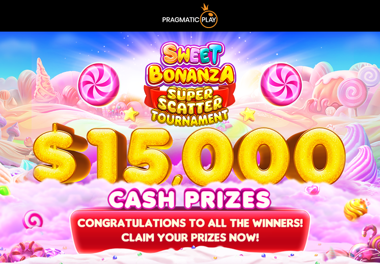 Congratulations to all the Winners! Sweet Bonanza Super Scatter Tournament!